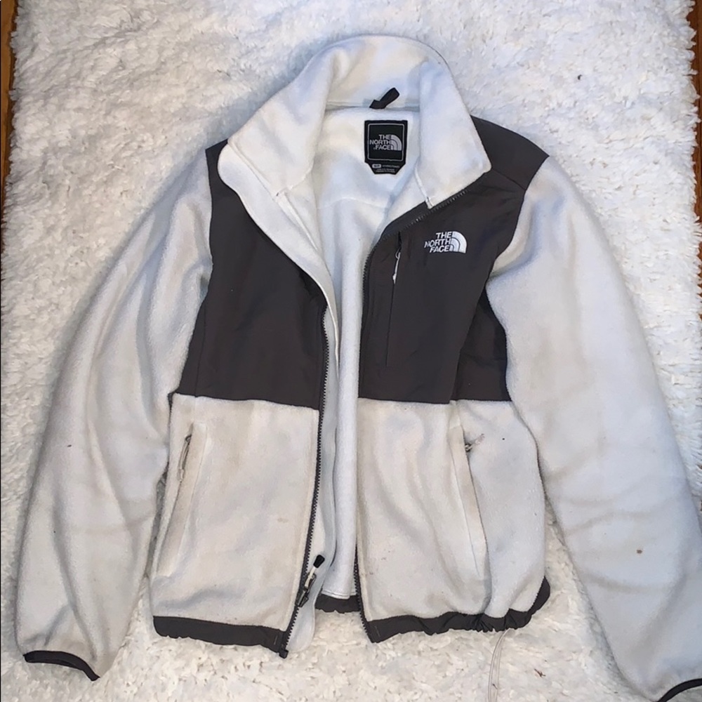 White North Face Fleece Jacket